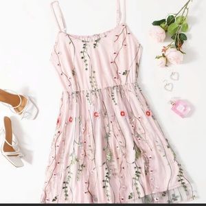 Pink Floral Dress